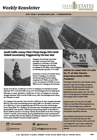 Real Estate News Delhi NCR