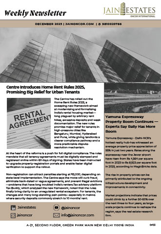 Real Estate News Delhi NCR