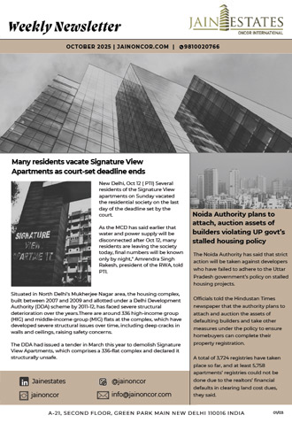 Real Estate News Delhi NCR