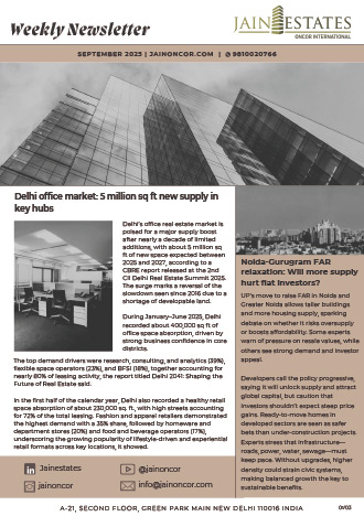 Real Estate News Delhi NCR