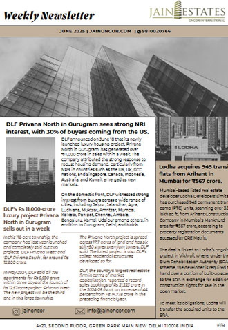 Real Estate News Delhi NCR