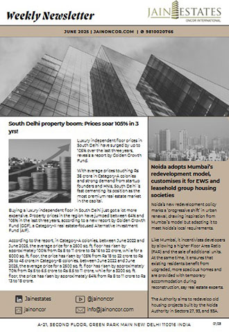 Real Estate News Delhi NCR