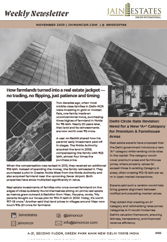 Real Estate News Delhi NCR